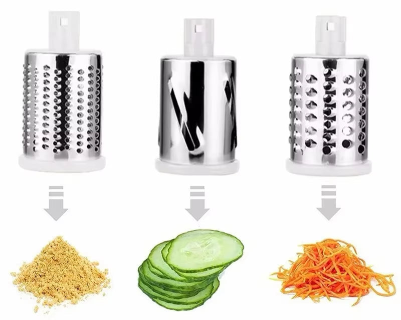 Kitchen Multifunctional Drum Vegetable Slicer Hand Cranked Household Slicer Slicer Potato Slicer Cheese Machine