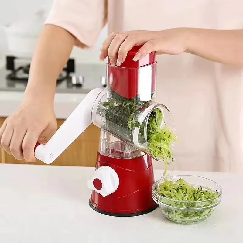 Kitchen Multifunctional Drum Vegetable Slicer Hand Cranked Household Slicer Slicer Potato Slicer Cheese Machine